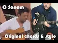 Lagu O Sanam (Lucky Ali) Guitar Tutorial - Original Chords \u0026 Style