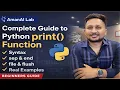 Python print Mastery Control Output with sep end file flush