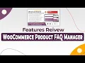 WooCommerce Product FAQ Manager Review WordPress Plugin CodeCanYon