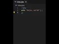 PHP HELLO WORLD TECHWITHRP
