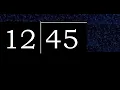 Divide 45 by 12 decimal result Division with 2 Digit Divisors How to do