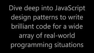 JavaScript Design Patterns 20 Patterns for Expert Code
