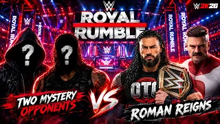 OTC Roman Reigns and Omni Man vs Two Mystery Opponents 🔥 at Royal Rumble Who Are They? | WWE 2k26