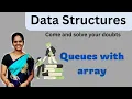 Queues basic definition in Data structures 22 Data structures in telugu