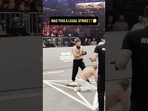Was This Legal??? 😳 Saifullakh Khambakhadov | Karate Combat #Shorts