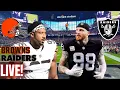 BROWNS vs RAIDERS Epic Live Stream Watch Party!
