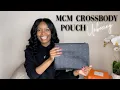 LUXURY UNBOXING MCM CROSSBODY POUCH Klarke White