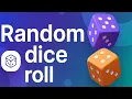 Random Dice Roll Online for FREE
