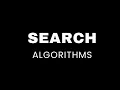 Search Algorithms - AP CSA