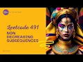 491 Non-decreasing Subsequences - LEETCODE