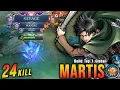 Lagu SAVAGE \u0026 2x MANIAC!! Finally Martis Attack on Titan Skin is Back - Build Top 1 Global Martis ~ MLBB