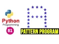 Python Pattern Programs Printing Stars in A Shape