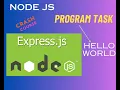 NodeJS - ExpressJS Basic Hello World