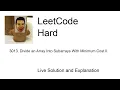 3013 Divide an Array Into Subarrays With Minimum Cost II Leetcode Hard