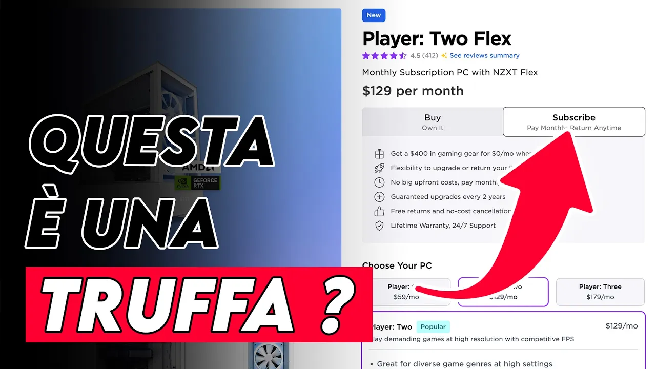 Anteprima di NZXT e la "truffa" dei PC a NOLEGGIO, cosa è successo