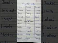 Six Letter Words