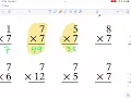 Math-Drills Multiplying by 7