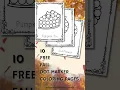 Free Printables Fall Dot Marker Coloring Pages