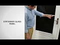 Identifying the Parts on Self-Storing Storm Doors Andersen Windows
