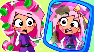 Trying Out New Styles: My First Haircut, Getting Dressed ✨👕 Find My Color | Kids Cartoon