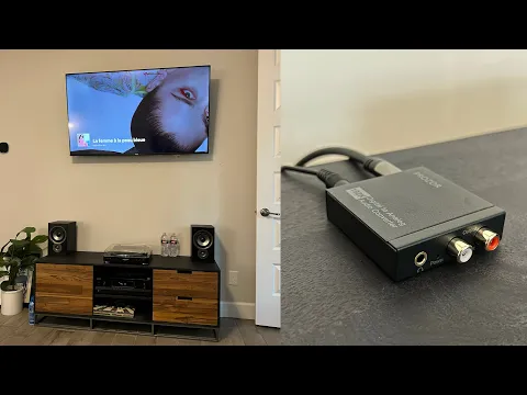 Download MP3 How To Connect A New Smart TV To An Old Receiver | Optical to RCA or 3.5MM AUX