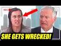DSA nut job LOSES IT on live T V when she can t answer the questions - She forgot her lines