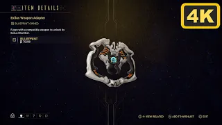 Warframe How to get Exilus Weapon adapter