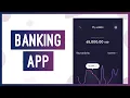 How to build a Banking App HTML CSS Website Tutorial