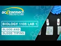 Biology 1105 Lab 1 Blood and Blood Typing
