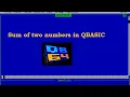 Sum two numbers in QBASIC add two numbers QBASIC programming