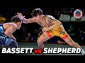 Junior Final 144lbs - Bo Bassett Pennsylvania vs Clinton Shepherd Indiana 2025 Junior Nationals