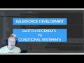 Salesforce Apex Master Class Ep 28 - When to use Switch Statements vs Conditionals In Apex