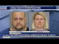 Denton 7-year-old dies mom boyfriend arrested