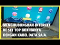 Download Lagu Cara menghubungkan internet ke set top box tv digital dengan kabel data.