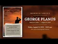 Memorial Service for George Planos on August 21 2026