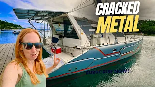 MAJOR STRUCTURAL FAILURE on Leopard catamaran! [RED SEAS]