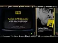 Frontend Nation 2025 Native API Security with NativeScript by Nathan Walker