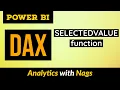 What is Selected Value in Power BI DAX Tutorial