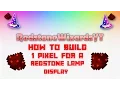 Pixel display 2x2 Pixel Minecraft Redstone Tutorial RedstoneWizardsYT