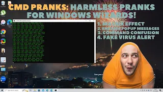 Fun and Harmless CMD Pranks Entertaining Command Prompt Tricks and Tips