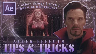 ae tips \u0026 tricks I wish I knew as a beginner || after effects tutorial