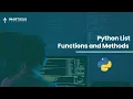Python Lists Functions - Part 2 Python Tutorial For Beginners