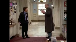 Christopher Lloyd with Michael J Fox on Spin City