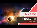 Java First Program in Eclipse Hindi Urdu Programming Eye