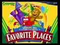 Crayola Magic 3D Coloring Book Favorite Places Opening 2000