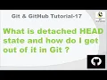What is detached HEAD state and how do I get out of it in Git Github detached HEAD in Git