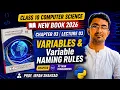 Class 10 Computer Ch 3 Variables Naming Rules in Python New Book 2026 Punjab Boards