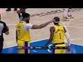 Anthony Davis messes with Kentavious Caldwell-Pope s hair