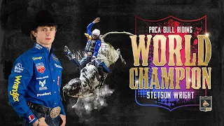 PRORODEO HALL OF FAME SHOWCASE 2025 STETSON WRIGHT BULL RIDING CHAMPION