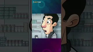 الراجل داخل يفر ج بواسيره لحماده في الصيدلية ايجيبتون ضحك Egyptoon Funny Comedy 